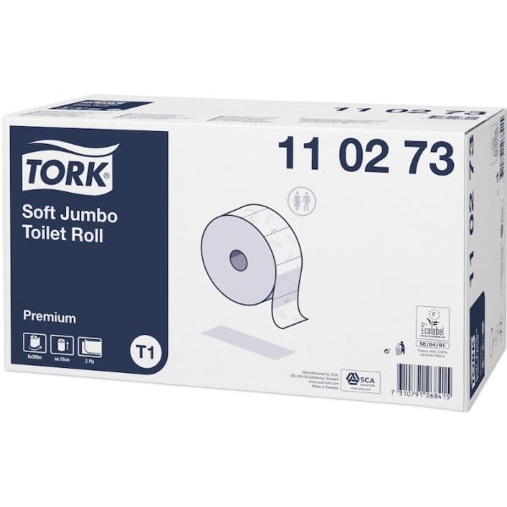 TORK PREM T. PAPER JUMBO ROLL SOFT (6ROL)#110273