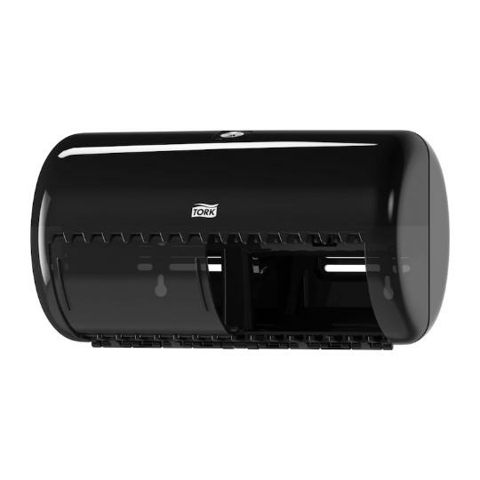 TORK DISP T-PAPER ROLL TWIN BLACK #557008