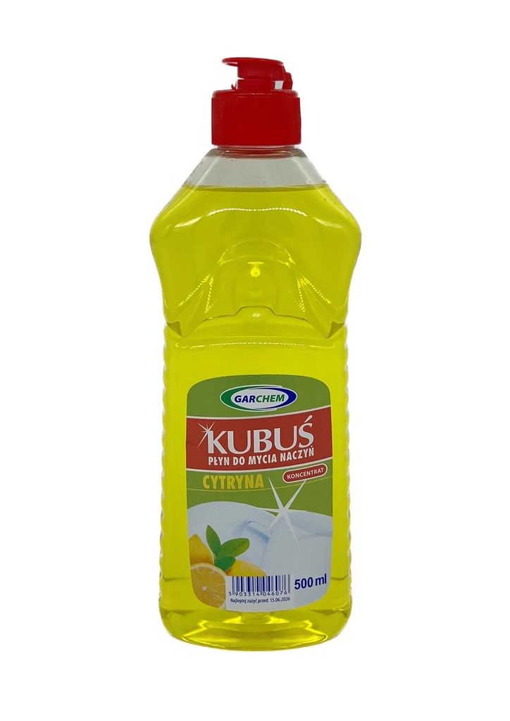 PŁYN DO MYCIA NACZYŃ KUBUŚ 0,5L