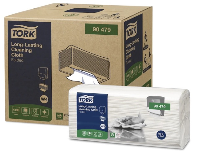 TORK LONG-LASTING CLEANING CLOTH (4 BIND) #90479