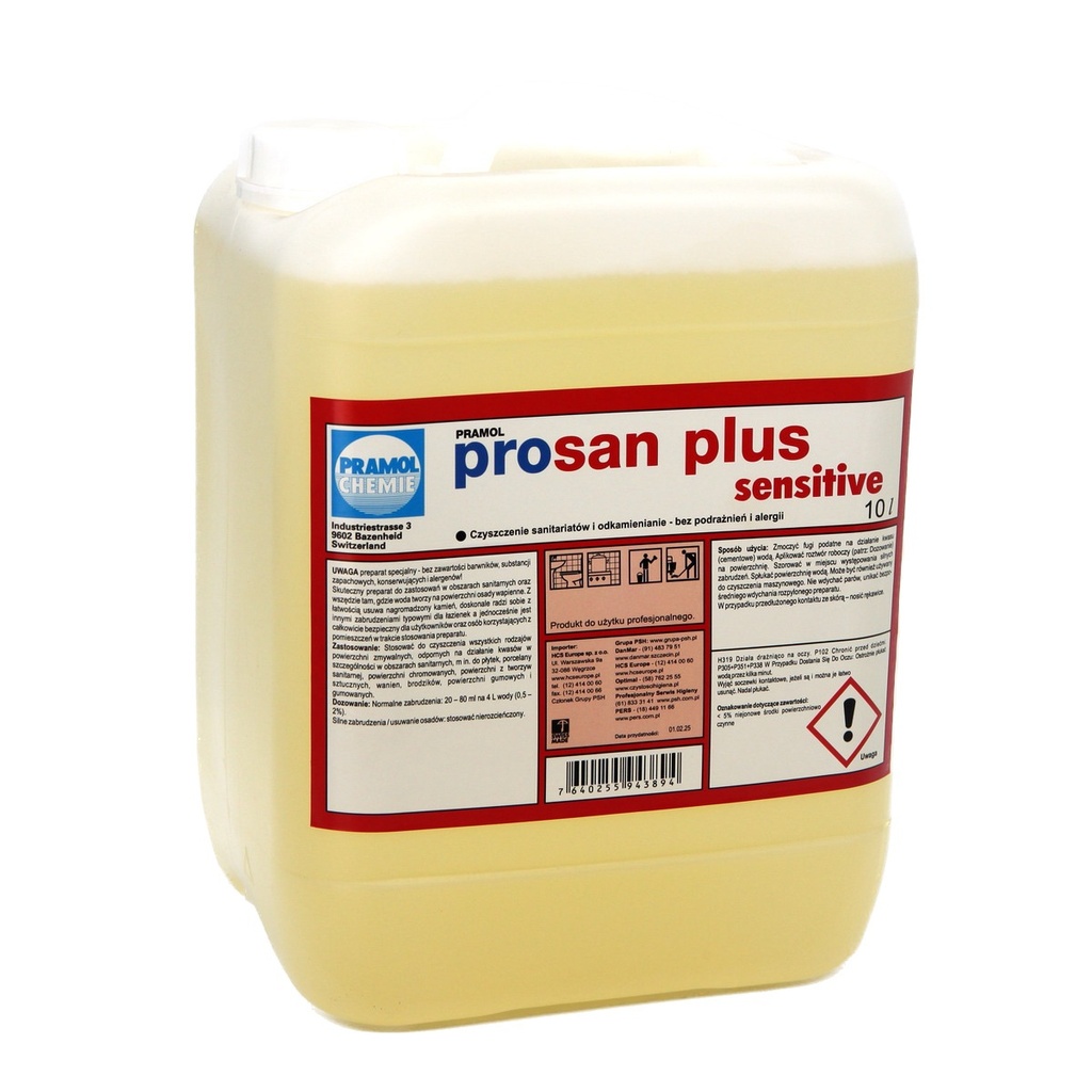 PRAMOL PROSAN PLUS SENSITIVE 10L #12009.00110