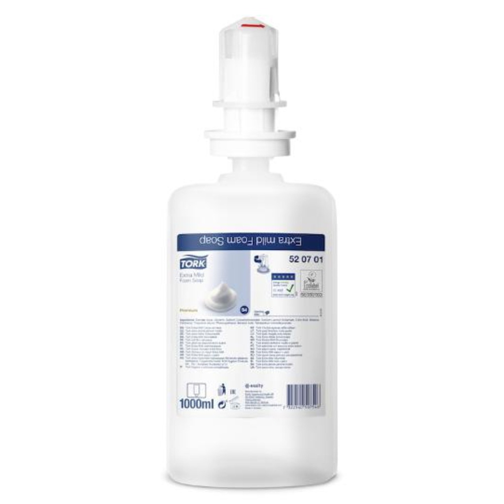 TORK PREMIUM SOAP FOAM EXTRA MILD 1L #520701