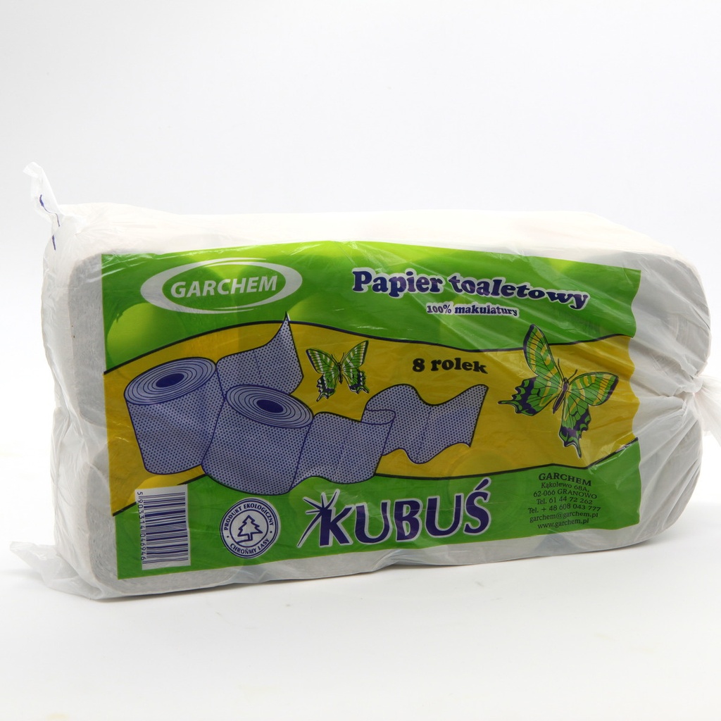 PAPIER TOALETOWY SZARY MAŁA ROLKA 0.8 (8ROL)