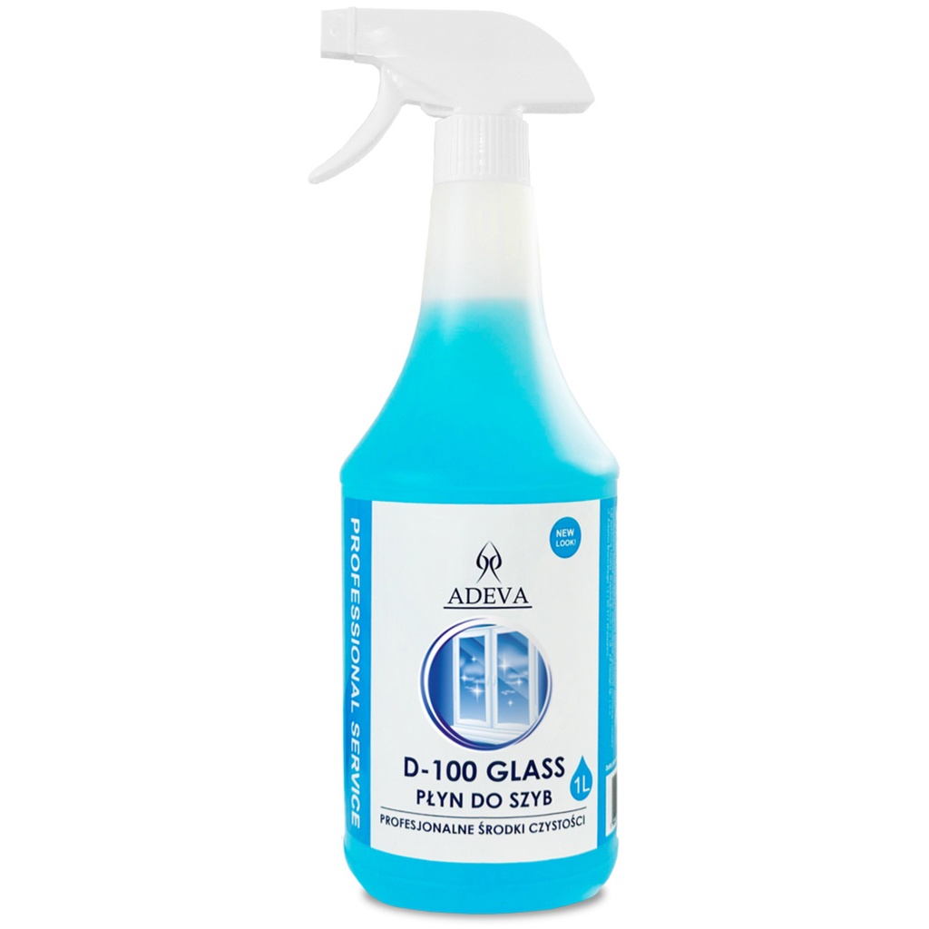 ADEVA D-100 GLASS 1L - PREPARAT DO MYCIA POWIERZCHNI SZKLANYCH 1L