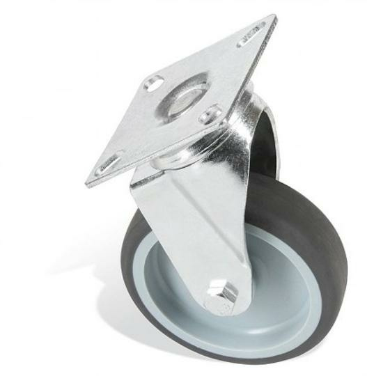 KÓŁKO ŚREDNICA 100MM Z PŁYTKĄ MOCUJĄCĄ#KOLK-0006