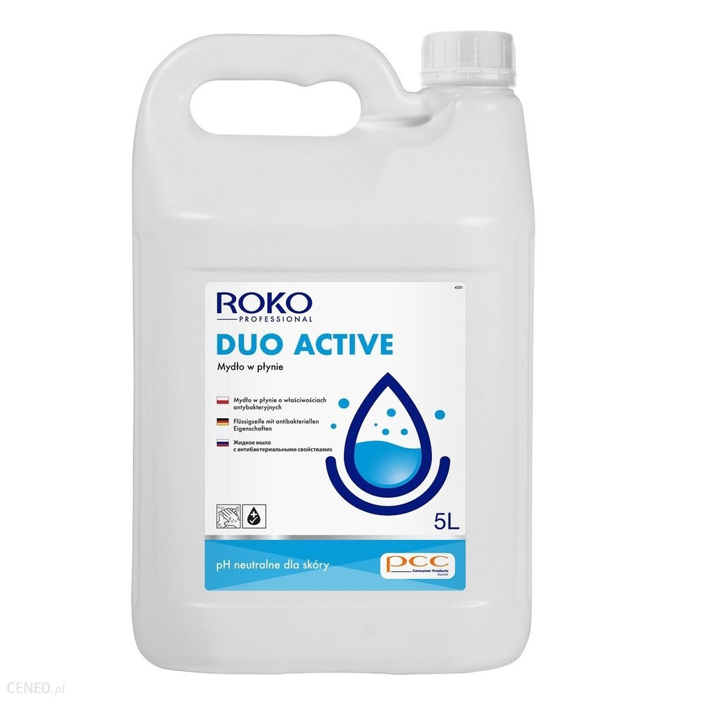 MYDŁO W PŁYNIE BEZZAP.ANTYB.BIAŁE 5L DUO ACTIV #4000005504